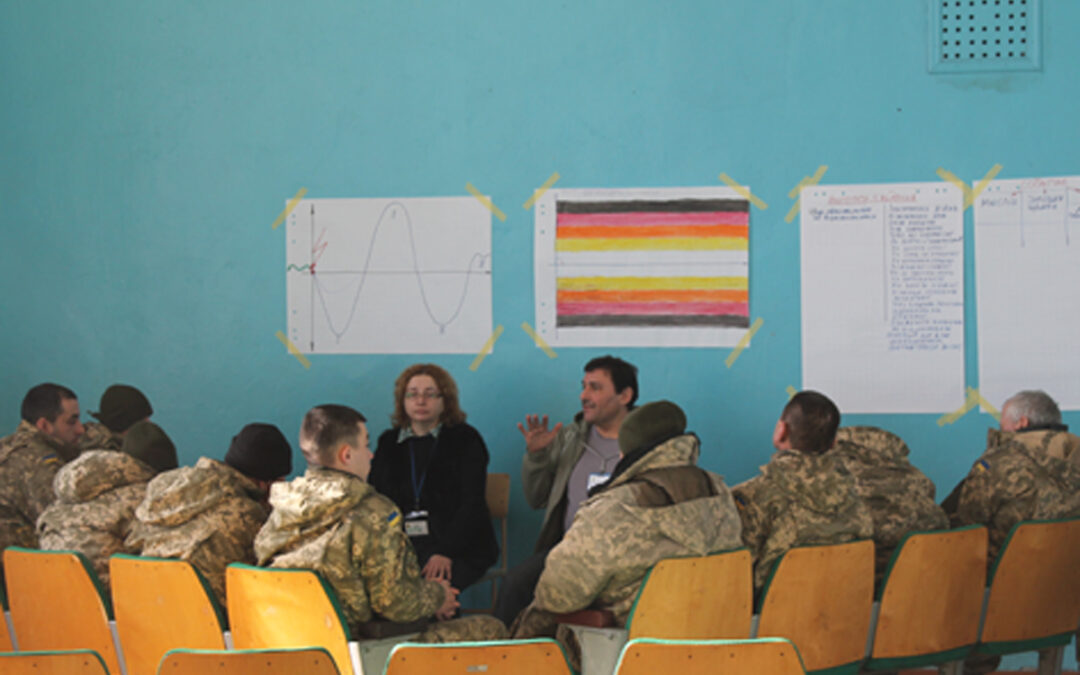 В рамках програми “Шлях з бою додому” тривають психологічні тренінги для бійців АТО