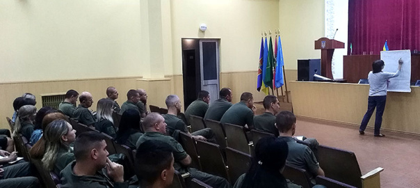 Як боротися зі стресом нацгвардійців вчили тренери-психологи з «Ліги офіцерів»